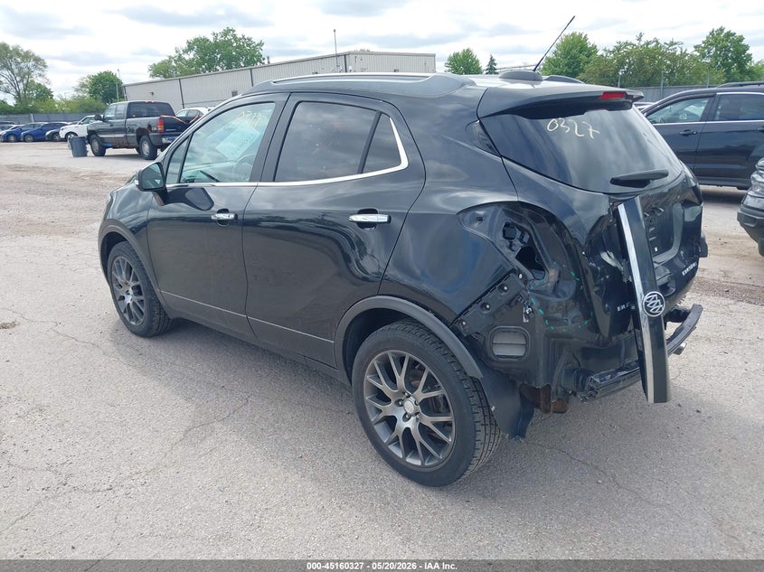 2015 Buick Encore VIN KL4CJBSB4FB267511 IAAI salvage auction — REAR END, Salvage (Illinois), sold $1,650 on 2026-07-20 (photo 3)