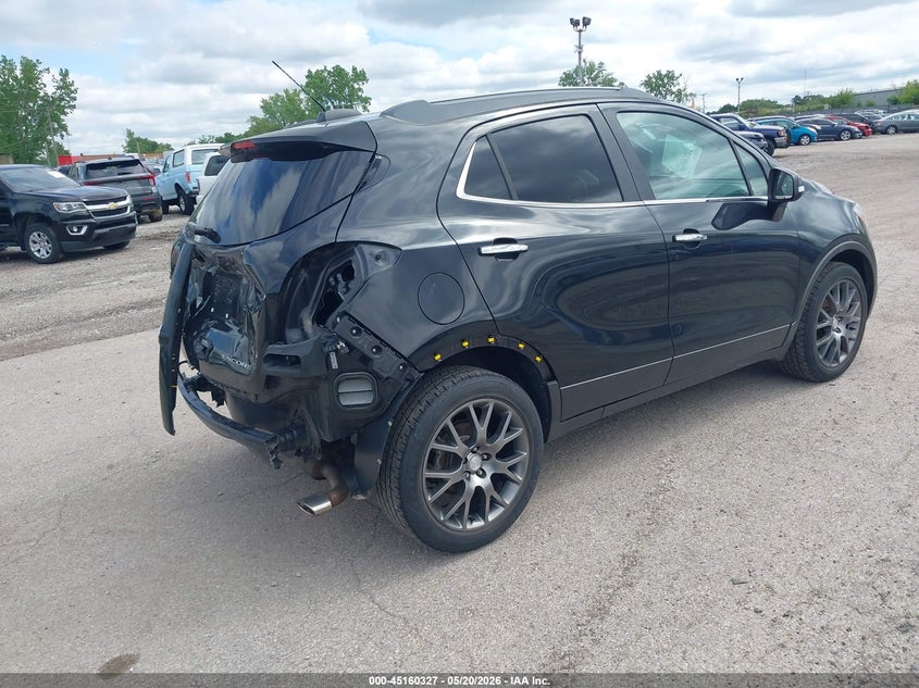 2015 Buick Encore VIN KL4CJBSB4FB267511 IAAI salvage auction — REAR END, Salvage (Illinois), sold $1,650 on 2026-07-20 (photo 4)