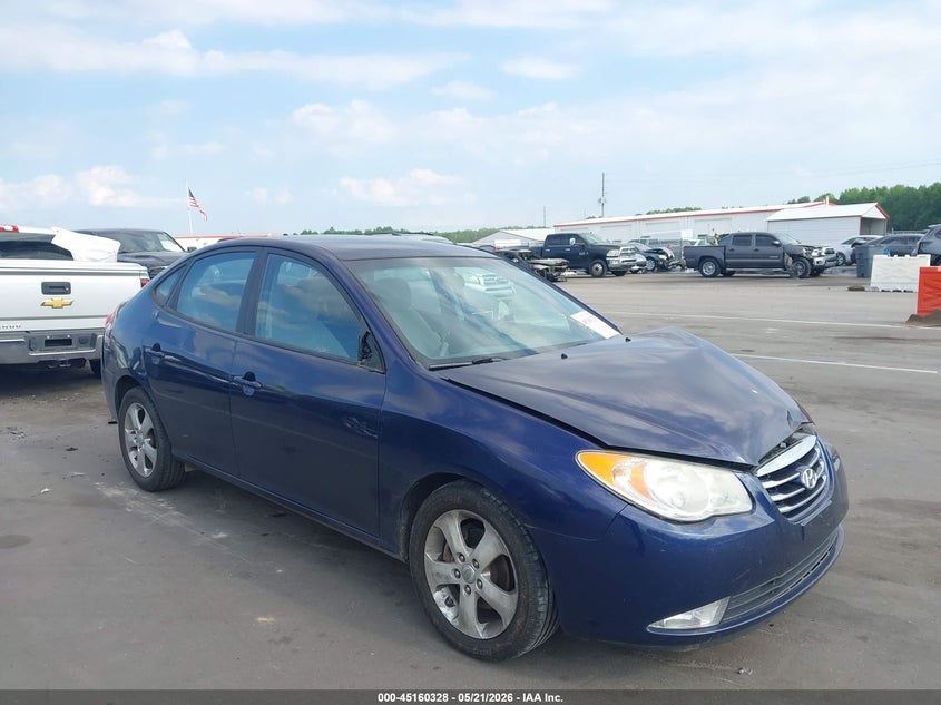 2010 Hyundai Elantra VIN KMHDU4AD7AU998362 IAAI salvage auction — LEFT FRONT, Salvage (North Carolina), sold $550 on 2026-07-16 (photo 1)