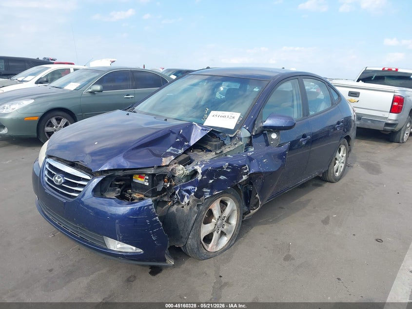 2010 Hyundai Elantra VIN KMHDU4AD7AU998362 IAAI salvage auction — LEFT FRONT, Salvage (North Carolina), sold $550 on 2026-07-16 (photo 2)