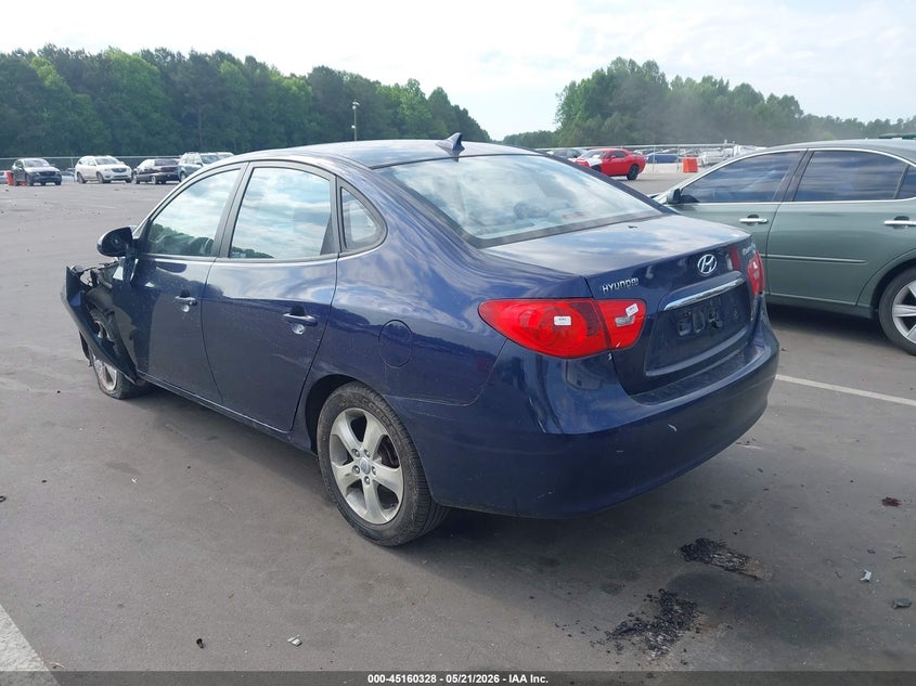 2010 Hyundai Elantra VIN KMHDU4AD7AU998362 IAAI salvage auction — LEFT FRONT, Salvage (North Carolina), sold $550 on 2026-07-16 (photo 3)