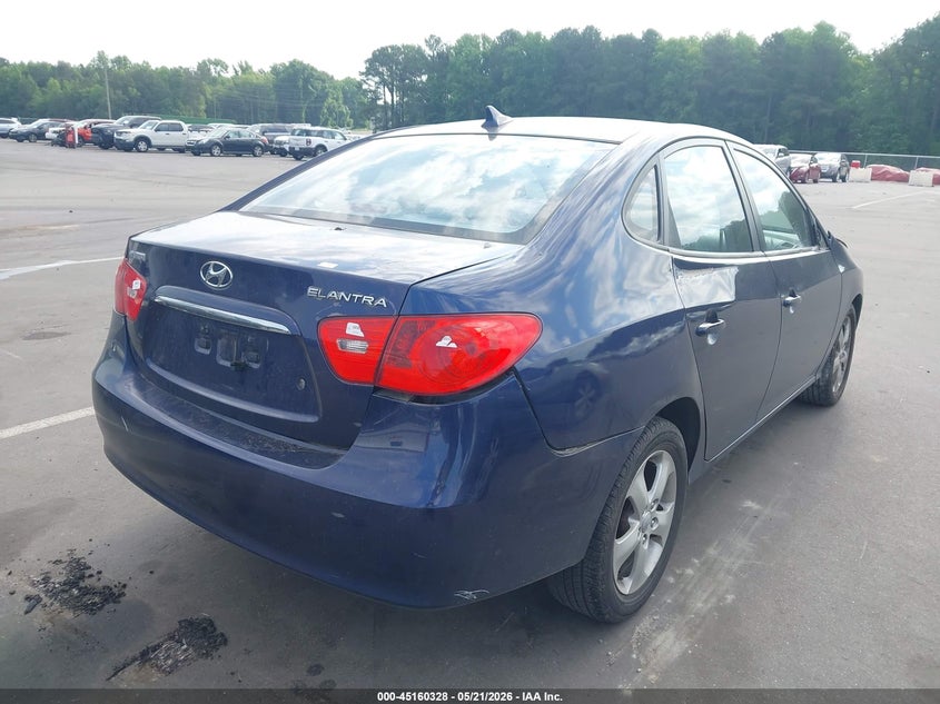 2010 Hyundai Elantra VIN KMHDU4AD7AU998362 IAAI salvage auction — LEFT FRONT, Salvage (North Carolina), sold $550 on 2026-07-16 (photo 4)