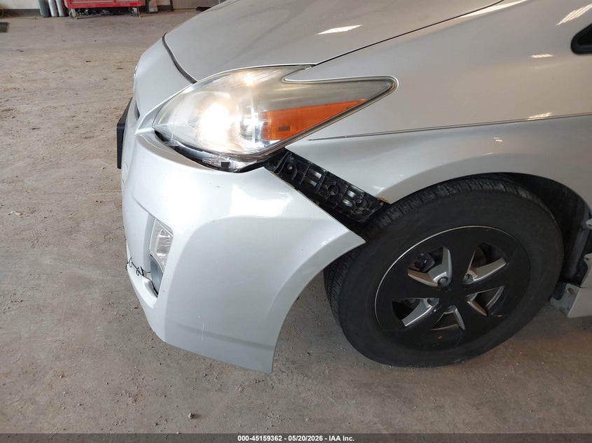 2010 Toyota Prius VIN JTDKN3DU0A1306586 IAAI salvage auction — FRONT & REAR, Clear (Michigan), sold $425 on 2026-07-28 (photo 6)