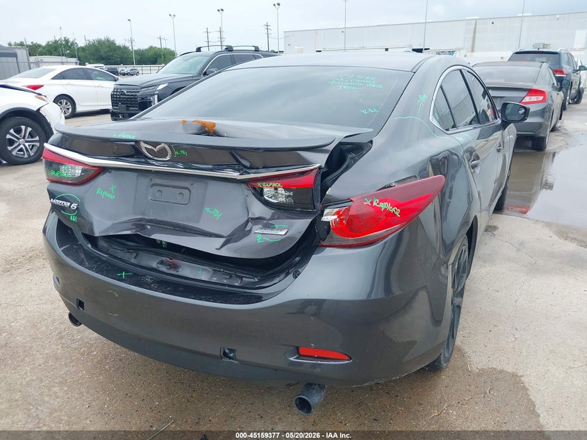 2017 Mazda 6 VIN JM1GL1V5XH1112276 IAAI salvage auction — REAR END, Salvage (Texas), sold $1,800 on 2026-07-09 (photo 6)