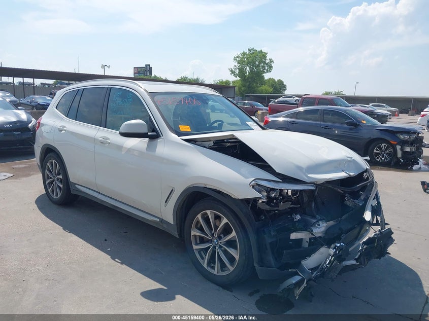 2018 BMW X3 VIN 5UXTR9C53JLD68012 IAAI salvage auction — FRONT END, Original (Texas), sold $5,500 on 2026-07-08 (photo 1)