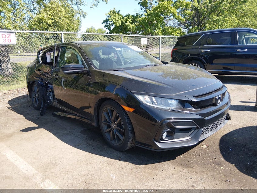 2021 Honda Civic VIN SHHFK7H65MU419604 IAAI salvage auction — RIGHT SIDE, Salvage (New Jersey), sold $3,750 on 2026-07-27 (photo 1)