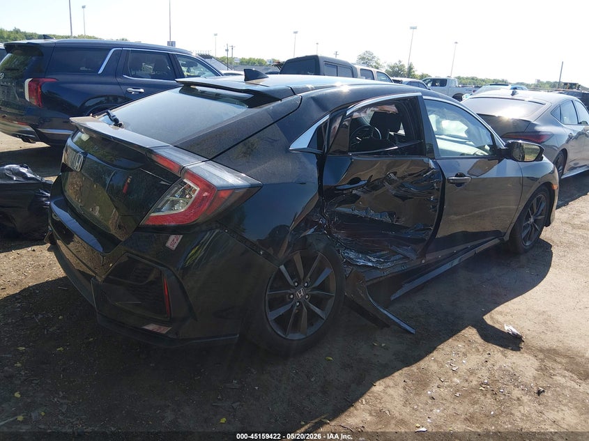 2021 Honda Civic VIN SHHFK7H65MU419604 IAAI salvage auction — RIGHT SIDE, Salvage (New Jersey), sold $3,750 on 2026-07-27 (photo 4)