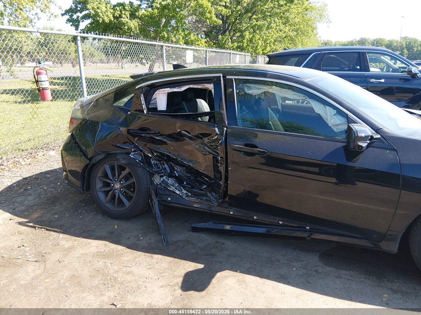 2021 Honda Civic VIN SHHFK7H65MU419604 IAAI salvage auction — RIGHT SIDE, Salvage (New Jersey), sold $3,750 on 2026-07-27 (photo 6)