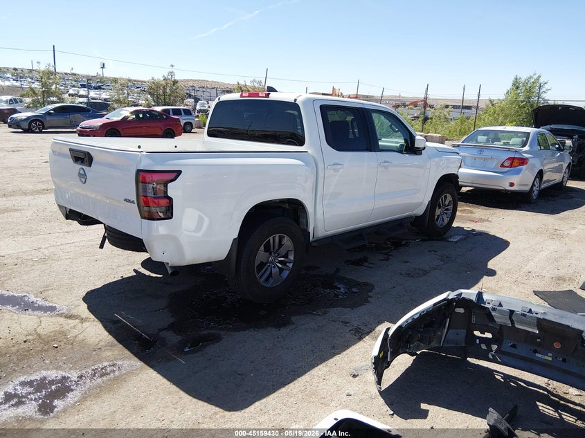 2025 Nissan Navara (frontier) VIN 1N6ED1EK2SN607031 IAAI salvage auction — FRONT END, Salvage (New Mexico), sold $9,100 on 2026-07-09 (photo 4)