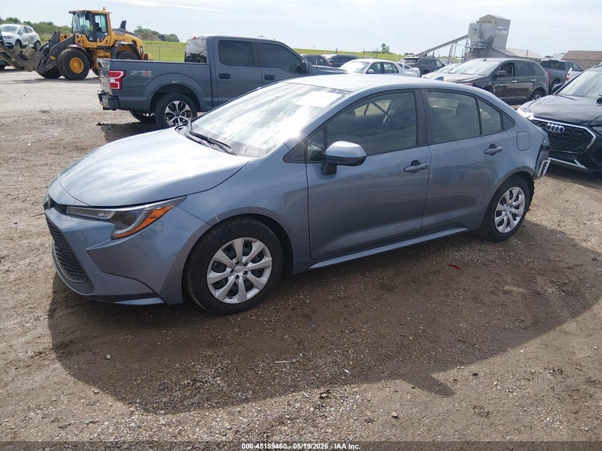 2022 Toyota Corolla VIN JTDEPMAE9N3001639 IAAI salvage auction — REAR END, Salvage (Illinois), sold $3,800 on 2026-07-15 (photo 2)