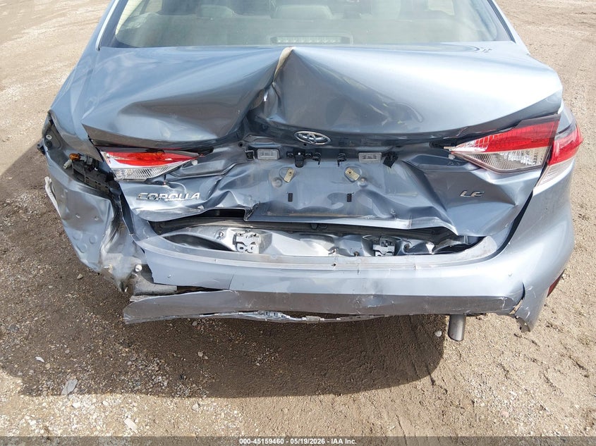 2022 Toyota Corolla VIN JTDEPMAE9N3001639 IAAI salvage auction — REAR END, Salvage (Illinois), sold $3,800 on 2026-07-15 (photo 6)