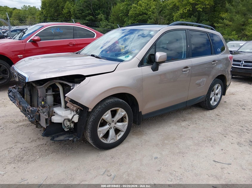 2015 Subaru Forester VIN JF2SJADC8FH497102 IAAI salvage auction — FRONT END, Junk Bill Of Sale Mv2459 (Wisconsin), sold $325 on 2026-07-29 (photo 2)