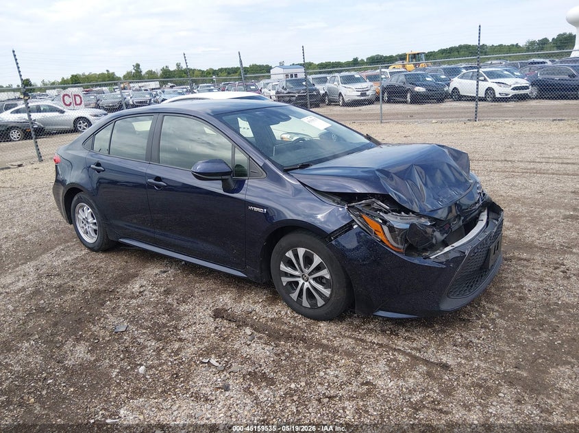 2020 Toyota Corolla VIN JTDEBRBE3LJ023378 IAAI salvage auction — FRONT END, Salvage (Illinois), sold $4,550 on 2026-07-22 (photo 1)
