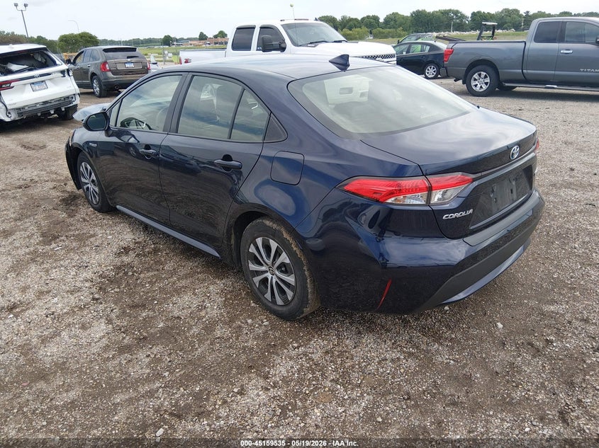2020 Toyota Corolla VIN JTDEBRBE3LJ023378 IAAI salvage auction — FRONT END, Salvage (Illinois), sold $4,550 on 2026-07-22 (photo 3)