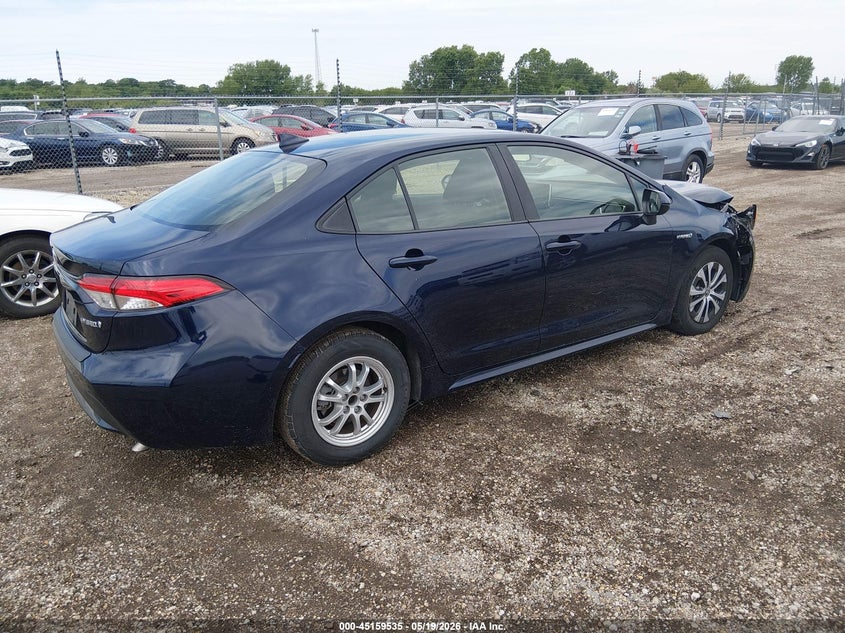 2020 Toyota Corolla VIN JTDEBRBE3LJ023378 IAAI salvage auction — FRONT END, Salvage (Illinois), sold $4,550 on 2026-07-22 (photo 4)