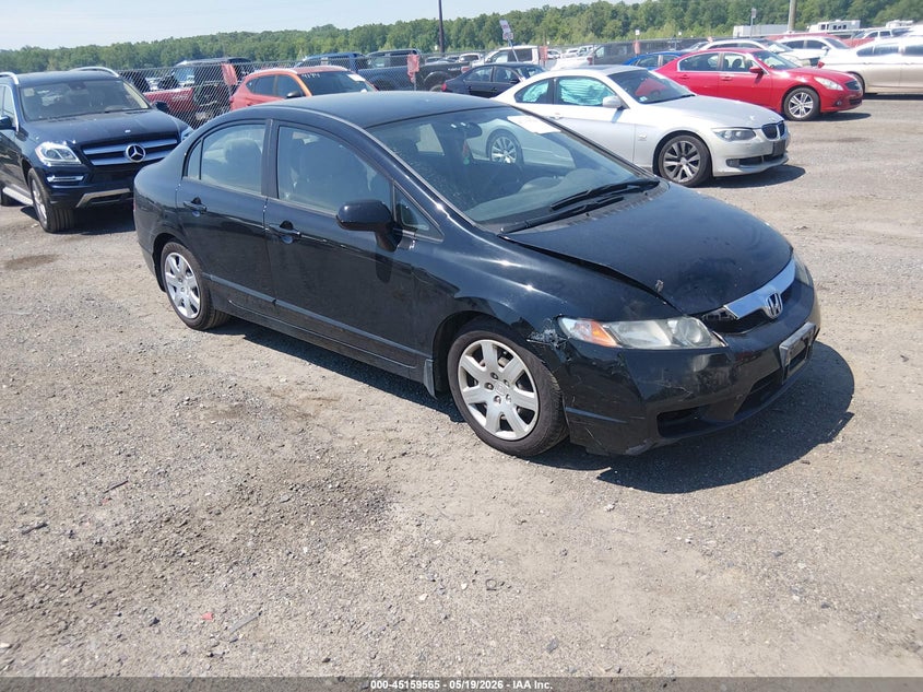 2011 Honda Civic VIN 2HGFA1F50BH532686 IAAI salvage auction — FRONT END, Salvage - Greater Than 75% (Maryland), sold $1,000 on 2026-07-24 (photo 1)
