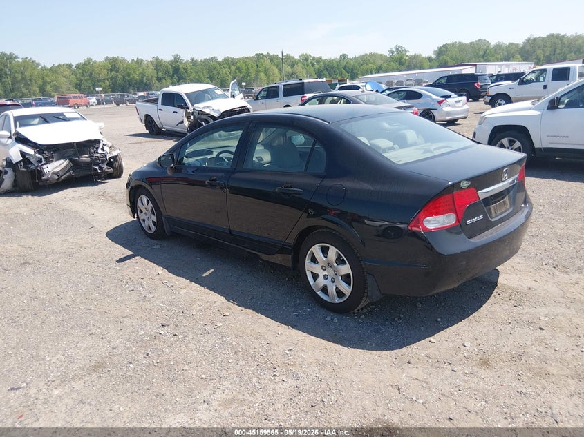 2011 Honda Civic VIN 2HGFA1F50BH532686 IAAI salvage auction — FRONT END, Salvage - Greater Than 75% (Maryland), sold $1,000 on 2026-07-24 (photo 3)