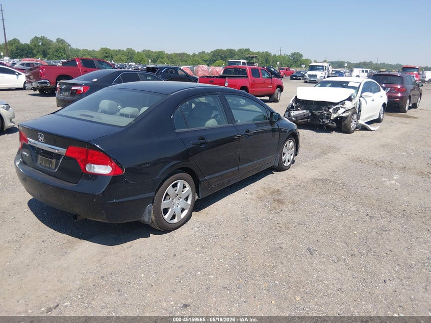 2011 Honda Civic VIN 2HGFA1F50BH532686 IAAI salvage auction — FRONT END, Salvage - Greater Than 75% (Maryland), sold $1,000 on 2026-07-24 (photo 4)