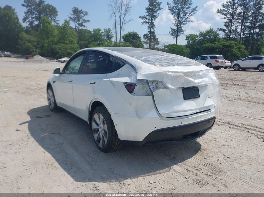 2022 Tesla Model y VIN 7SAYGDEE5NA009523 IAAI salvage auction — REAR END, Salvage (Georgia), sold $11,250 on 2026-07-16 (photo 3)
