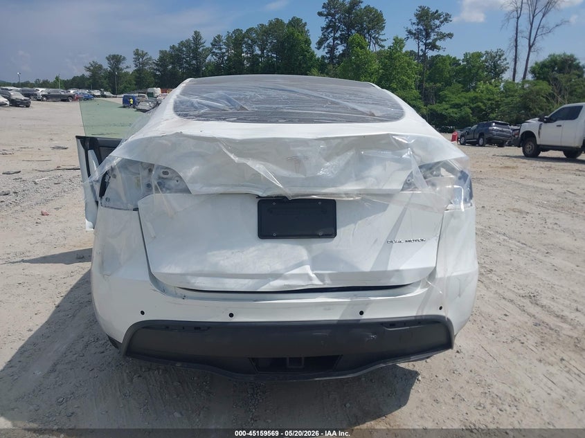 2022 Tesla Model y VIN 7SAYGDEE5NA009523 IAAI salvage auction — REAR END, Salvage (Georgia), sold $11,250 on 2026-07-16 (photo 6)