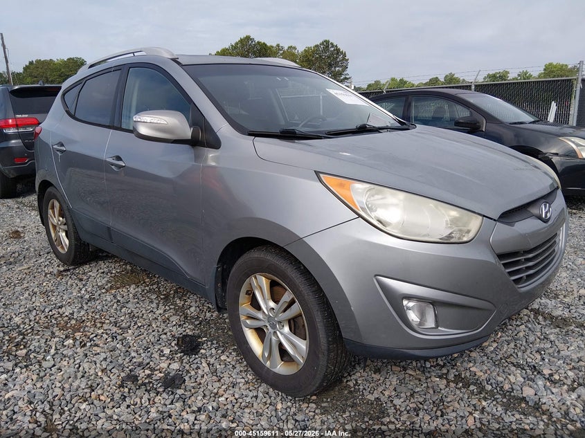 2013 Hyundai Tucson VIN KM8JUCAC2DU557831 IAAI salvage auction — NORMAL WEAR, Clear (Georgia), sold $1,150 on 2026-07-13 (photo 1)