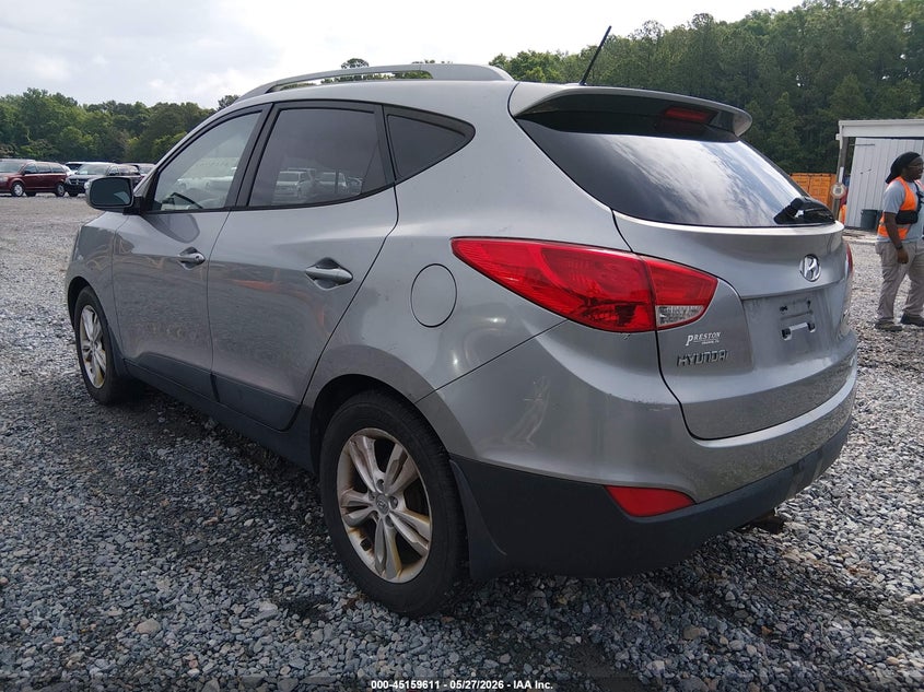 2013 Hyundai Tucson VIN KM8JUCAC2DU557831 IAAI salvage auction — NORMAL WEAR, Clear (Georgia), sold $1,150 on 2026-07-13 (photo 3)