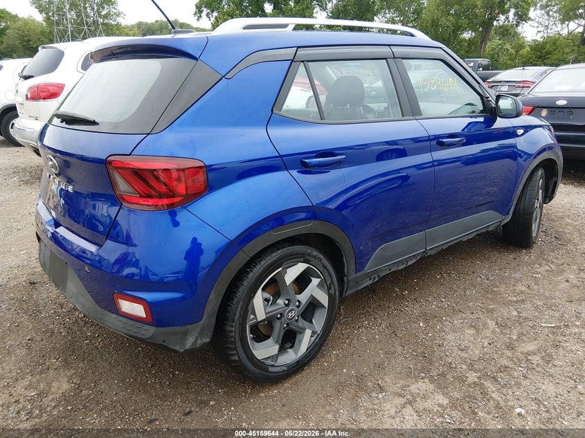 2026 Hyundai Venue VIN KMHRC8A38TU435783 IAAI salvage auction — REAR END, Clear (Indiana), sold $8,350 on 2026-07-29 (photo 4)