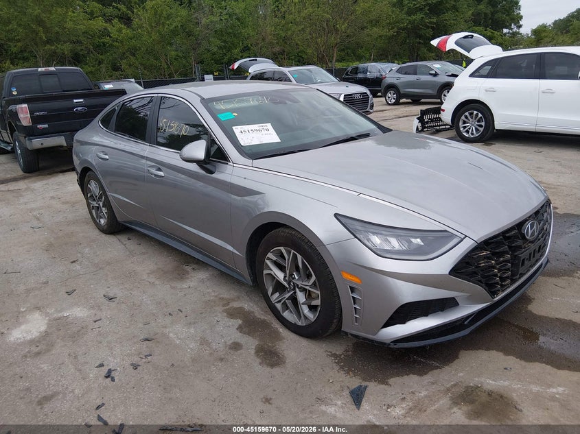2021 Hyundai Sonata VIN KMHL64JAXMA146587 IAAI salvage auction — REAR END, Salvage (Kansas), sold $4,950 on 2026-07-15 (photo 1)