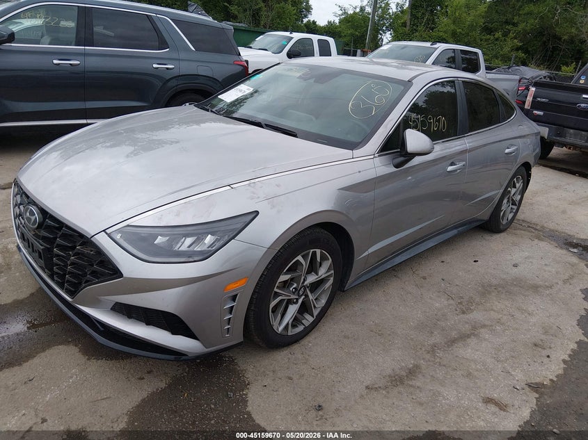 2021 Hyundai Sonata VIN KMHL64JAXMA146587 IAAI salvage auction — REAR END, Salvage (Kansas), sold $4,950 on 2026-07-15 (photo 2)