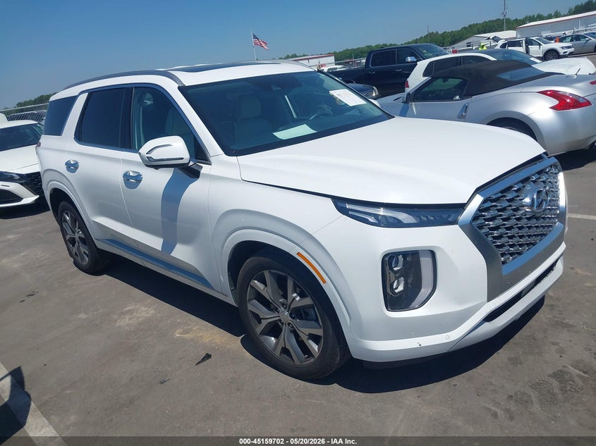 2021 Hyundai Palisade VIN KM8R54HE1MU217874 IAAI salvage auction — LEFT FRONT, Salvage (North Carolina), sold $6,400 on 2026-07-17 (photo 1)