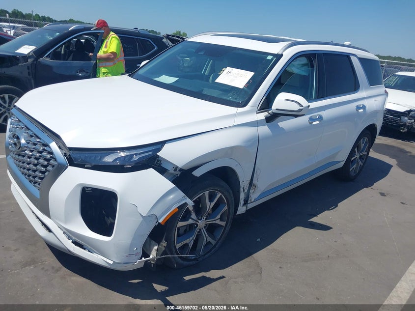 2021 Hyundai Palisade VIN KM8R54HE1MU217874 IAAI salvage auction — LEFT FRONT, Salvage (North Carolina), sold $6,400 on 2026-07-17 (photo 2)