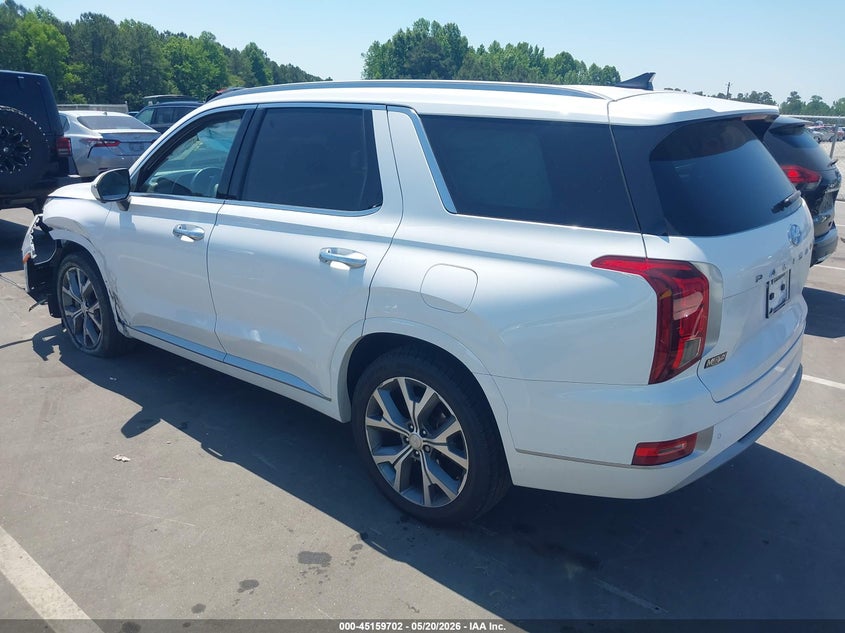 2021 Hyundai Palisade VIN KM8R54HE1MU217874 IAAI salvage auction — LEFT FRONT, Salvage (North Carolina), sold $6,400 on 2026-07-17 (photo 3)
