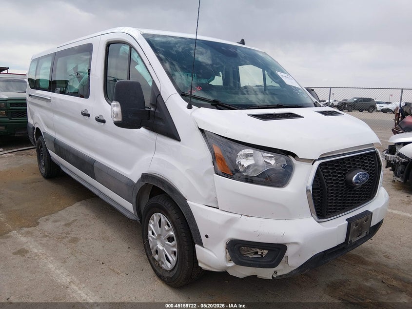 2025 Ford Transit-350 VIN 1FBAX2Y89SKA40207 IAAI salvage auction — SIDE, Enterprise Vehicles Clear Only (Texas), sold $12,100 on 2026-07-29 (photo 1)