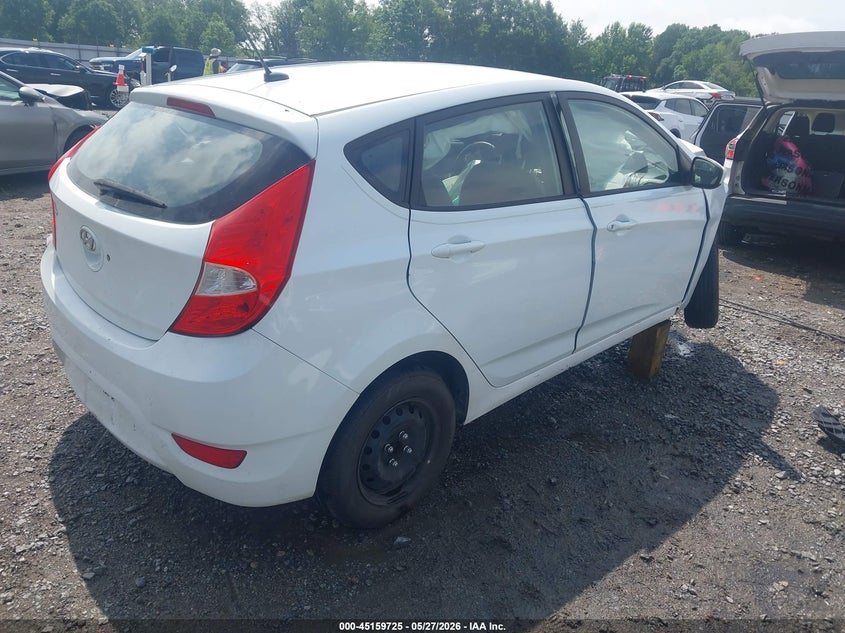 2014 Hyundai Accent VIN KMHCT5AE3EU161658 IAAI salvage auction — FRONT END, Salvage Title, sold $100 on 2026-07-15 (photo 4)