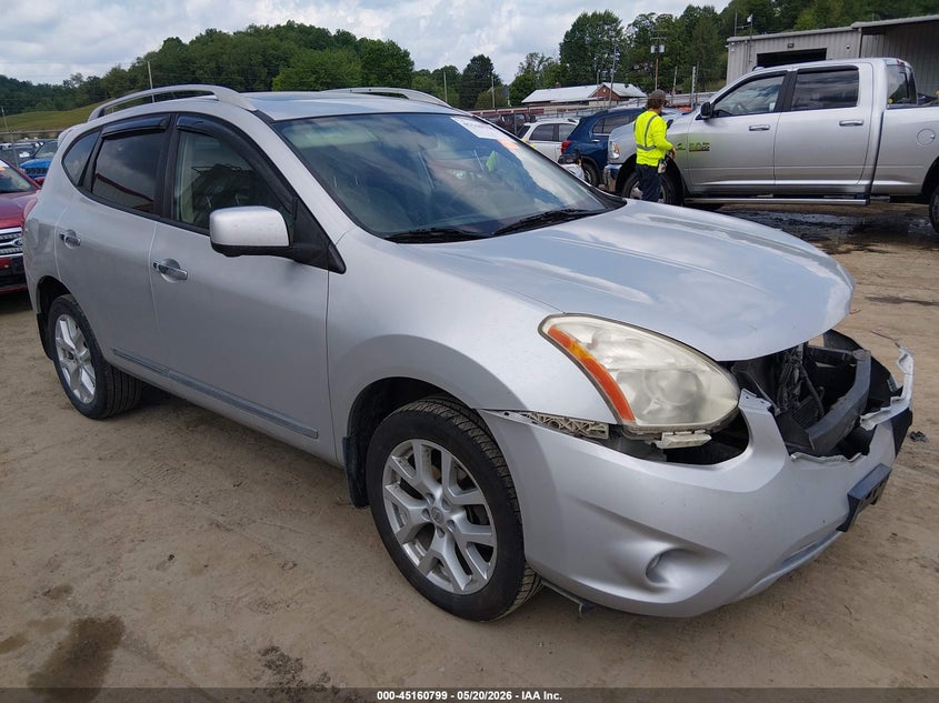 2013 Nissan Rogue VIN JN8AS5MVXDW653959 IAAI salvage auction — FRONT END, Salvage (West Virginia), sold $25 on 2026-07-23 (photo 1)