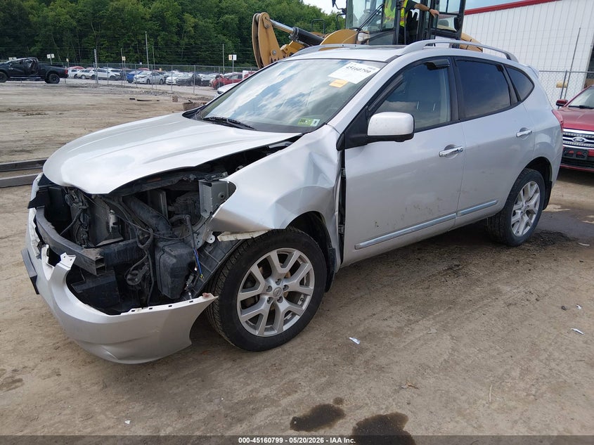 2013 Nissan Rogue VIN JN8AS5MVXDW653959 IAAI salvage auction — FRONT END, Salvage (West Virginia), sold $25 on 2026-07-23 (photo 2)