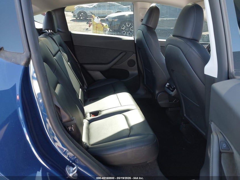 2023 Tesla Model y VIN 7SAYGDEE8PF807570 IAAI salvage auction — LEFT FRONT, Salvage (California), sold $25 on 2026-07-30 (photo 8)