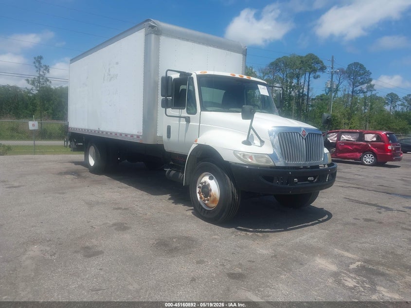 2018 International VIN 1HTMMMMLXJH663230 IAAI salvage auction — REPOSSESSION, Clear (Florida), sold $9,200 on 2026-07-08 (photo 1)