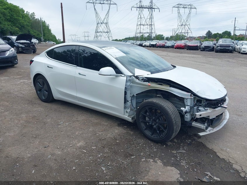 2020 Tesla Model 3 VIN 5YJ3E1EA0LF783641 IAAI salvage auction — FRONT END, Salvage Title, sold $5,100 on 2026-08-01 (photo 1)