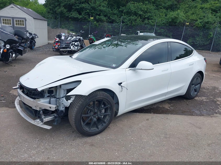 2020 Tesla Model 3 VIN 5YJ3E1EA0LF783641 IAAI salvage auction — FRONT END, Salvage Title, sold $5,100 on 2026-08-01 (photo 2)