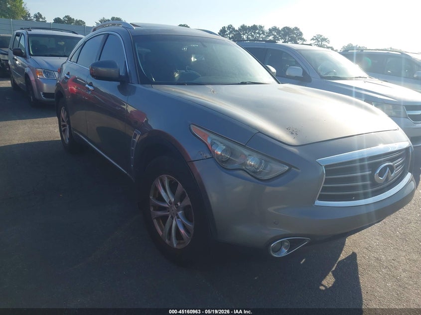 2014 Infiniti Qx70 VIN JN8CS1MU0EM451024 IAAI salvage auction — NORMAL WEAR, Clear (Florida), sold $675 on 2026-07-08 (photo 1)