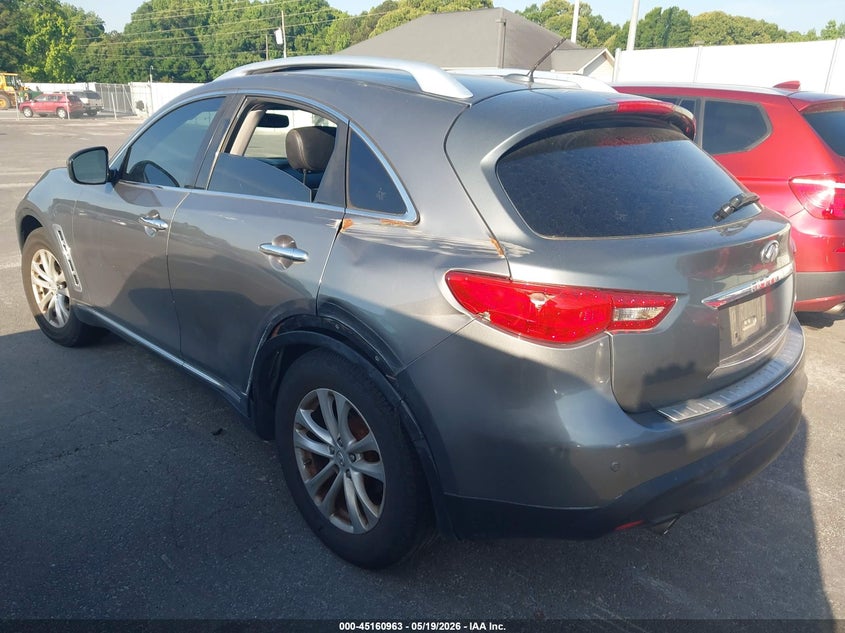 2014 Infiniti Qx70 VIN JN8CS1MU0EM451024 IAAI salvage auction — NORMAL WEAR, Clear (Florida), sold $675 on 2026-07-08 (photo 3)