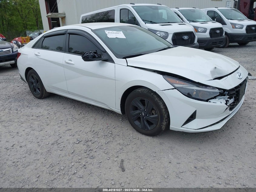 2022 Hyundai Elantra VIN 5NPLM4AG9NH053889 IAAI salvage auction — FRONT END, Mv-907A (New York), sold $2,700 on 2026-07-28 (photo 1)
