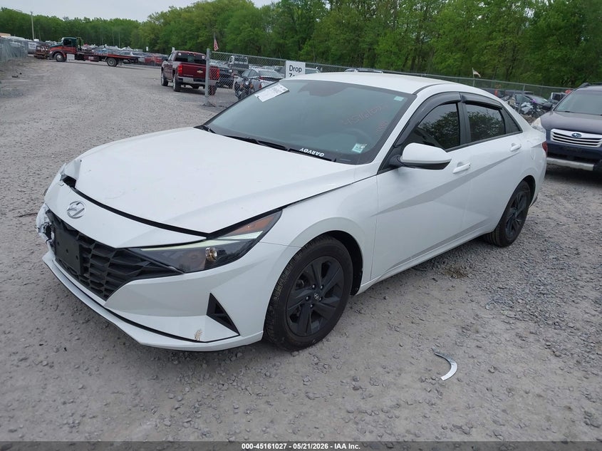 2022 Hyundai Elantra VIN 5NPLM4AG9NH053889 IAAI salvage auction — FRONT END, Mv-907A (New York), sold $2,700 on 2026-07-28 (photo 2)