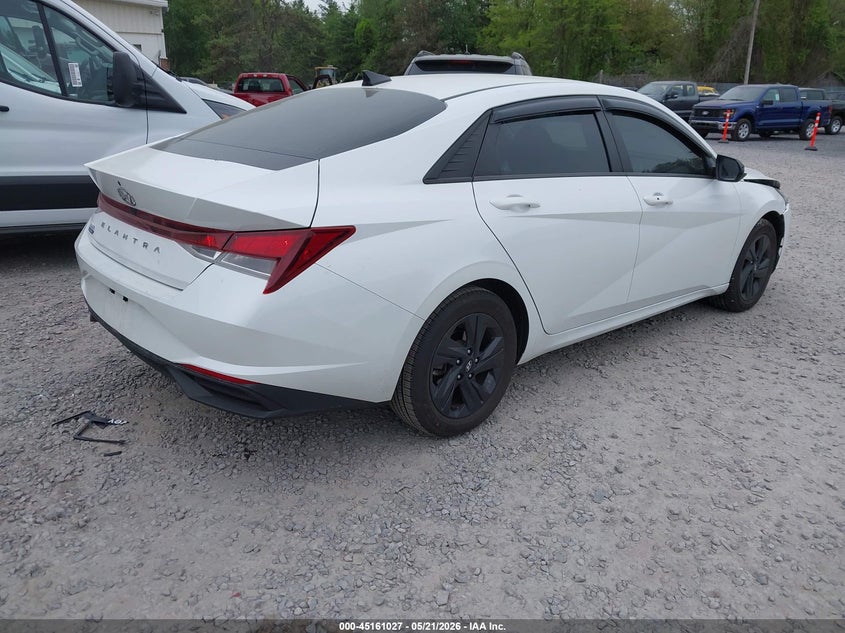 2022 Hyundai Elantra VIN 5NPLM4AG9NH053889 IAAI salvage auction — FRONT END, Mv-907A (New York), sold $2,700 on 2026-07-28 (photo 4)