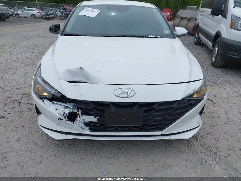 2022 Hyundai Elantra VIN 5NPLM4AG9NH053889 IAAI salvage auction — FRONT END, Mv-907A (New York), sold $2,700 on 2026-07-28 (photo 6)