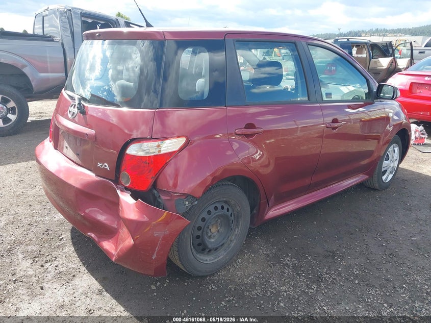 2006 Scion Xa VIN JTKKT624X60140125 IAAI salvage auction — REAR END, Salvage (Idaho), sold $325 on 2026-07-19 (photo 4)