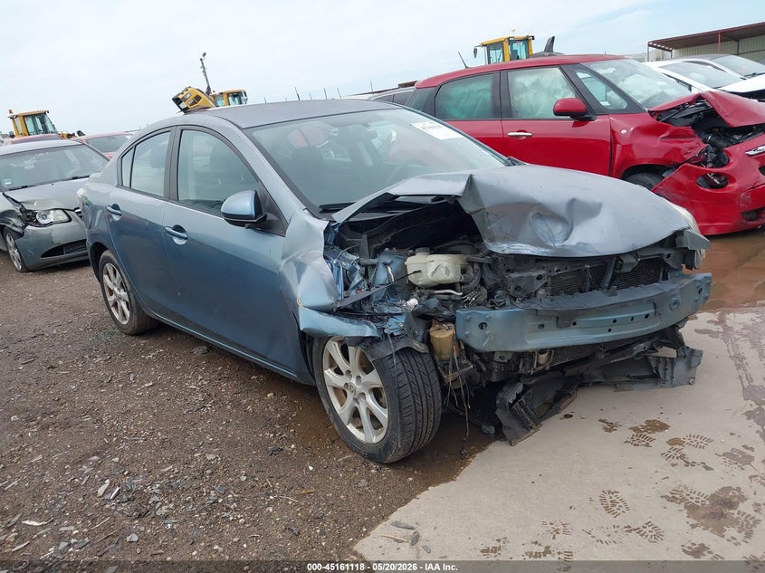 2010 Mazda 3 VIN JM1BL1SF9A1272811 IAAI salvage auction — FRONT END, Salvage (Texas), sold $75 on 2026-07-14 (photo 1)