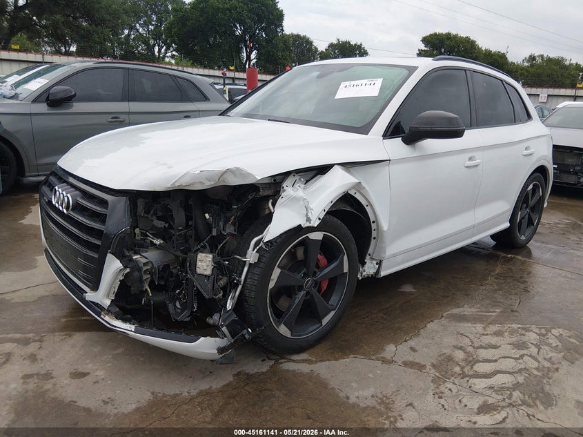 2020 Audi Sq5 VIN WA1B4AFY9L2070373 IAAI salvage auction — LEFT FRONT, Original (Texas), sold $9,900 on 2026-07-21 (photo 2)