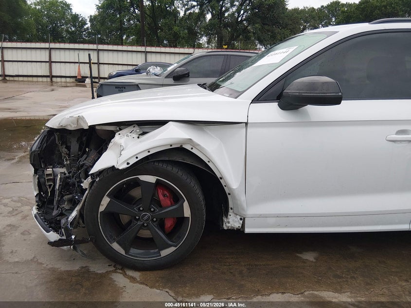 2020 Audi Sq5 VIN WA1B4AFY9L2070373 IAAI salvage auction — LEFT FRONT, Original (Texas), sold $9,900 on 2026-07-21 (photo 6)